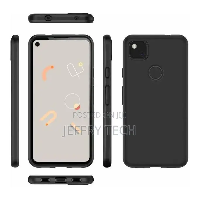 Google Pixel 4A Case Canvas Case Cover - Black