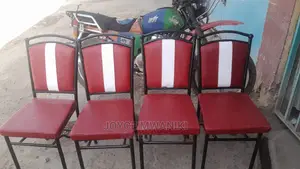 Restaurant Balls Chairs Red and White