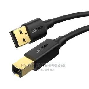 UGREEN USB 2.0 AM to BM Print Cable 2m (Black)