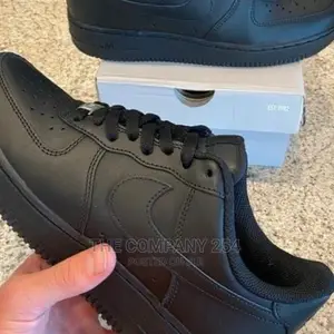 Original All Black Airforce One Sneakers Available