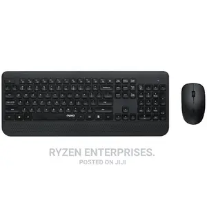Rapoo Wireless Optical Mouse Keyboard X3500 - Black