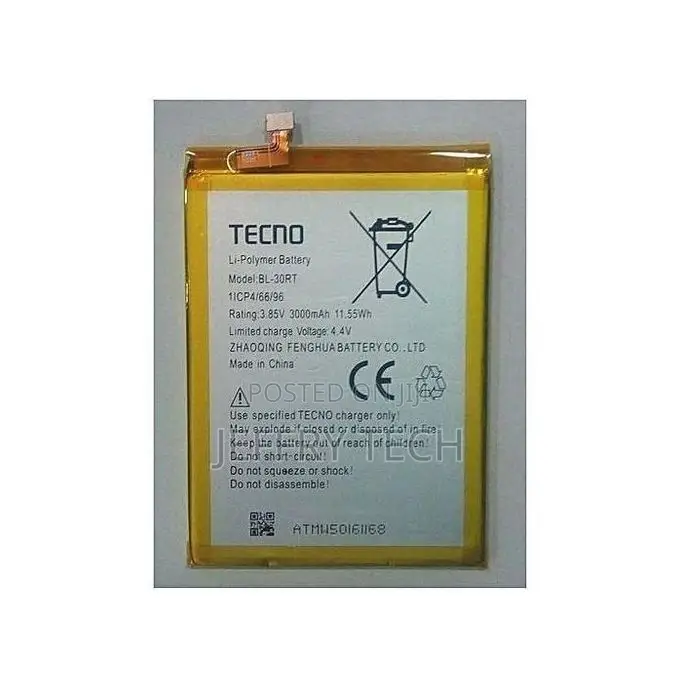 Tecno W5 Replacement Battery