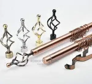 Create an Incredible Space With Double Curtain Rods. 2 Meter