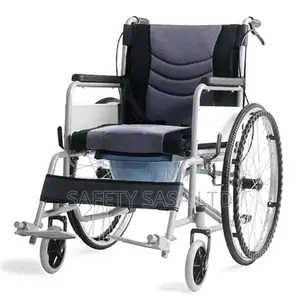 Commode Wheelchair With Commode (Stainless Steel?)