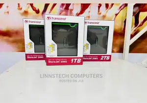 1 Tb Transcend External Hard Drive