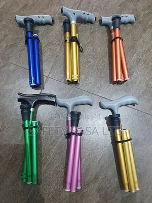 Foldable Walking Stick With Led Lights (Alluminium)