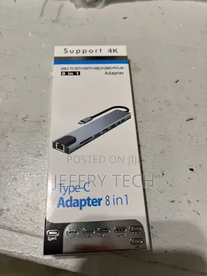 8 in 1 Multiport USB-C Hub Type C to USB 3.0 HDMI Adapter