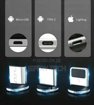 Type C iPhone Micro USB 3 in 1 Magnetic Cellular Charging Ca