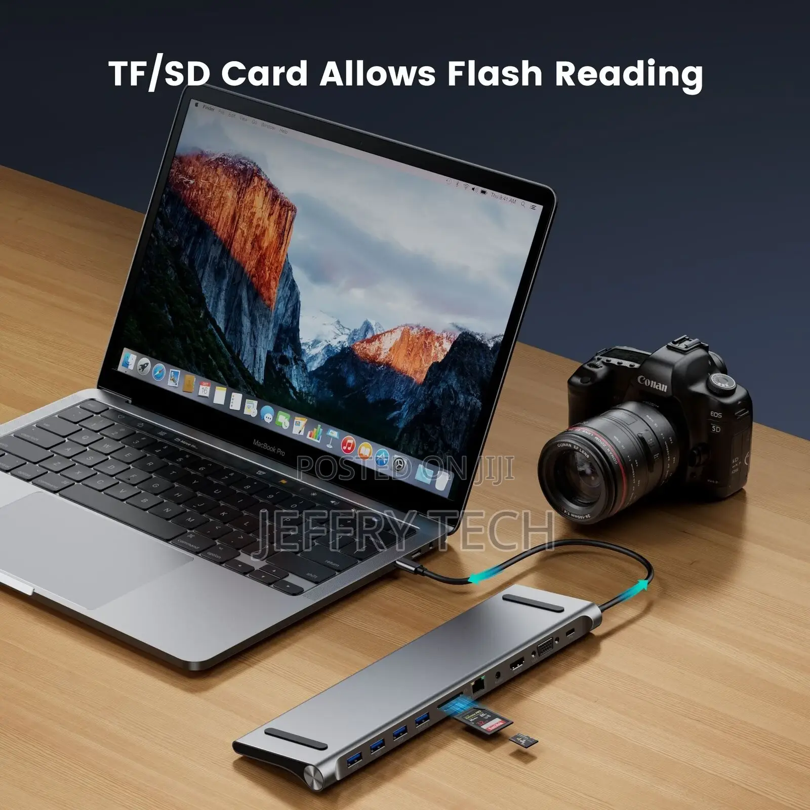 Type C Dock Hub USB C Laptop Docking Station Adapter for Mac