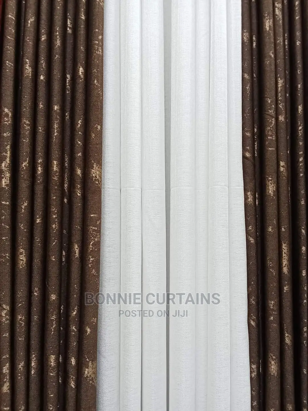 Pink Curtains With Plain White Sheers