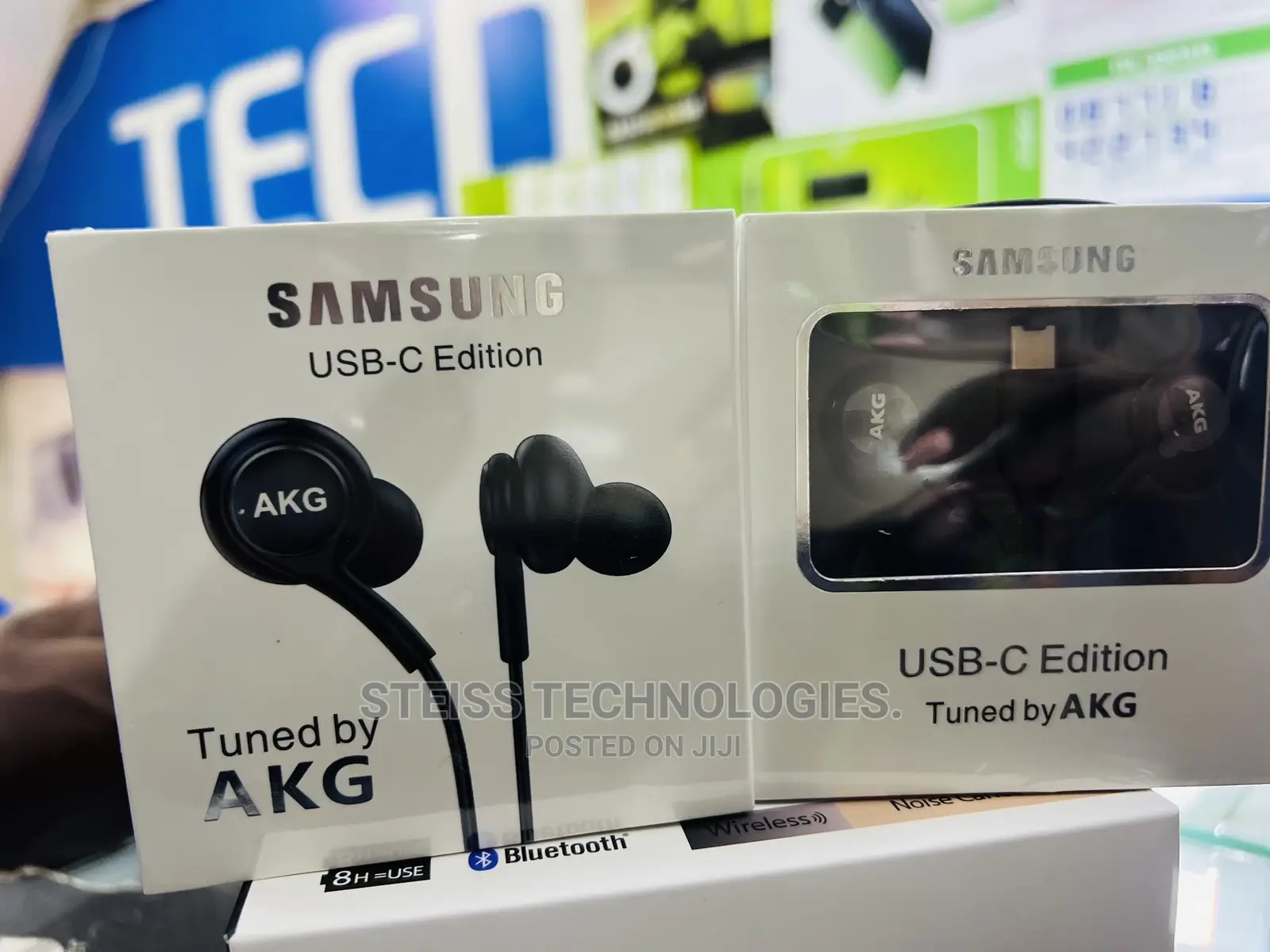 Type C Black Akg Earphones.
