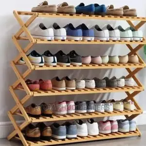 Wooden Shoe Rack 6 Tier