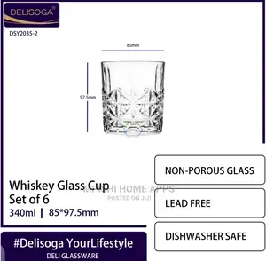 Whiskey Glass Set 340ml