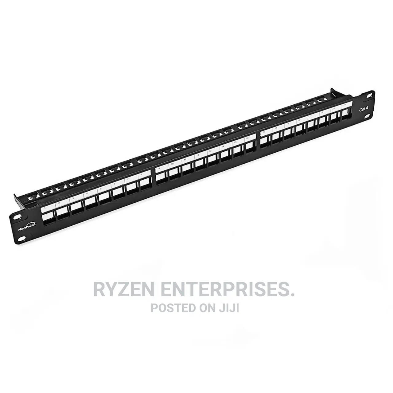 Vention Cat.6 Utp 24 Ports Keystone Patch Panel Black