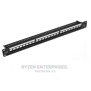 Vention Cat.6 Utp 24 Ports Keystone Patch Panel Black
