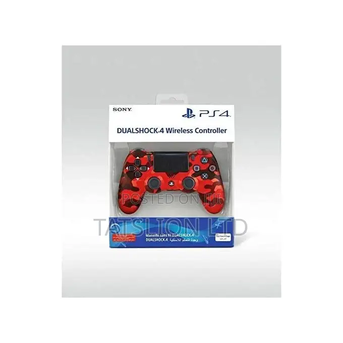 Ps4 Controller Red Camo