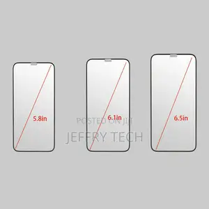 3 Full Coverage 5D Tempered Glass Screen Protector for Iphon