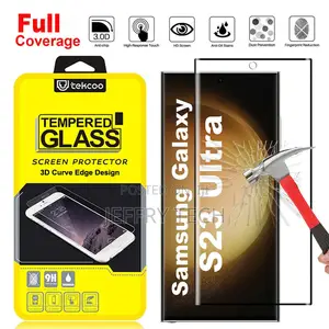 For Samsung Galaxy S23+ S23 Ultra Full Coverage Tempered Gla