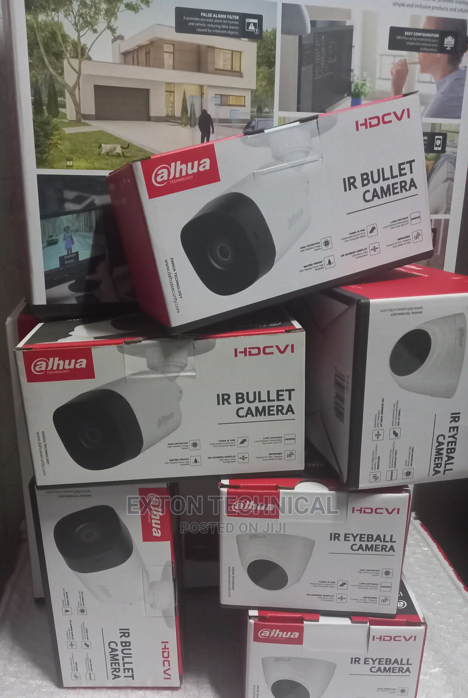 Dahua Four CCTV Camera Complete Cameras Kit