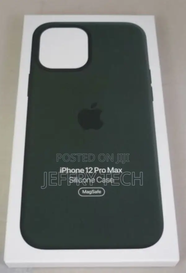 Apple Case iPhone 12 Pro Max Silicone With Magsafe - Cypress