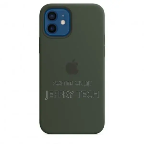 Apple Case iPhone 12 Pro Max Silicone With Magsafe - Cypress