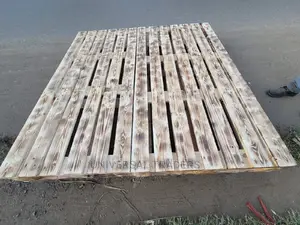 Wooden Pallets - 5 by 6ft Wooden Pallet Bed - Blazed Pallets