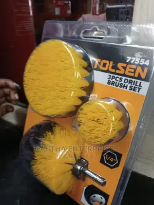 Tolsen 3 PCS Drill Brush Set New