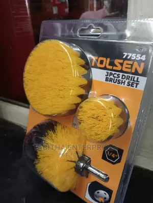 Tolsen 3 PCS Drill Brush Set Affordable