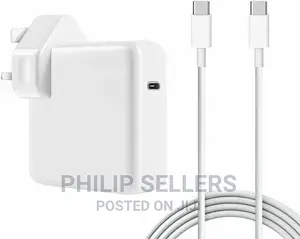 87W USB-C Macbook Pro Air Power Adapter Charger With Cable