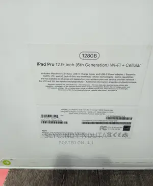 New Apple iPad Pro 12.9 (2021) 128 GB Gray