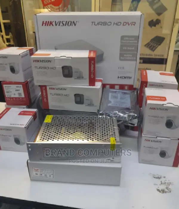 12 CCTV Cameras Hikvision Full Complete Kit