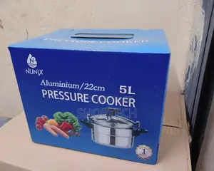 Nunix 5L Aluminium Pressure Cooker