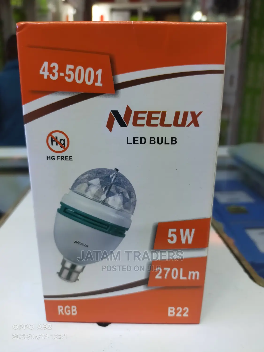 Rotating LED Decorative Bulb