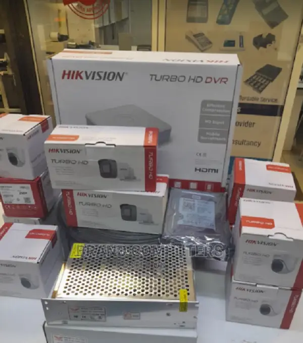 Amazing 12 CCTV Complete Kit Camera HIKVISION