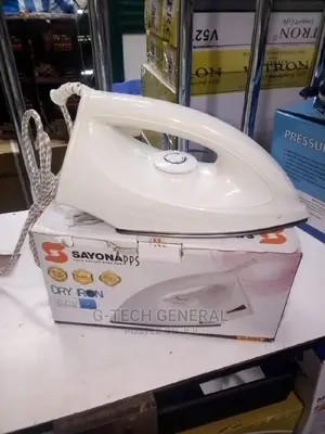 Sayona Brand New Durable Dry Iron Box-White