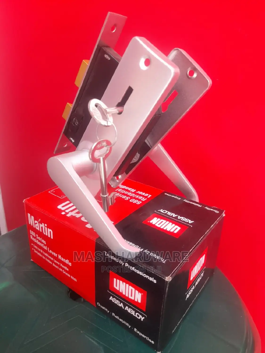 Union 2lever Lock (Silver)