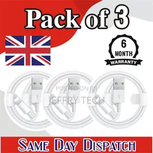 3 Pack Apple Long Cable Lead USB iPhone Charger Fast for 567