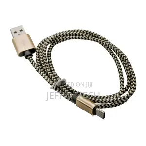 Braided USB Type-C Cable 1M Fits for Android - Gold