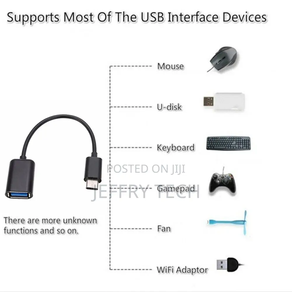 Type-C OTG Adapter Converter Cable for Android Phones/Tablet