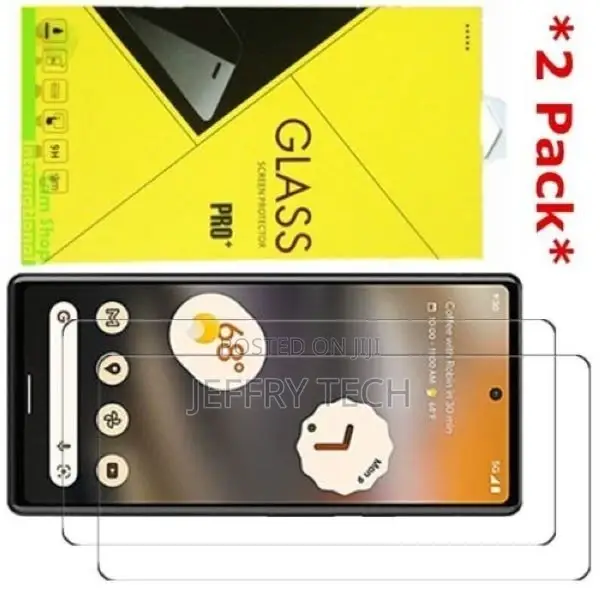 2 Premium Tempered Glass Screen Protector Google Pixel 6a