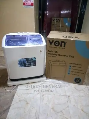 Von Washing Machine 10kg(10kg Washer,6kg Spin)