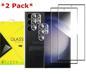 2P Samsung Galaxy S23/23+ Ultra Fullcover Tempered Glass SCR