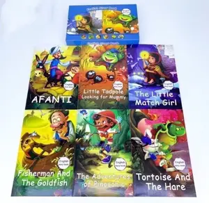 6pcs English Bedtime Story Books for Kids Ages 3 Yrs