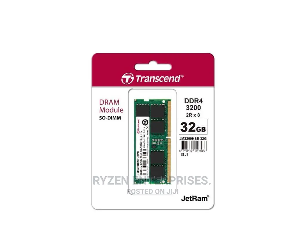 Transcend Desktop RAM DDR4 32GB 3200