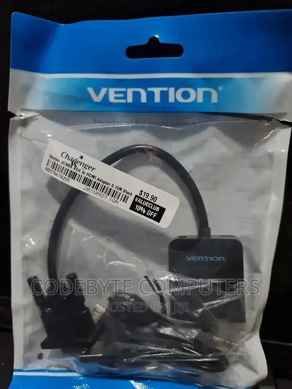 Vention VGA to HDMI Converter With Female Micro USB