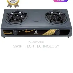 Nunix 2 Burner Table Top Black