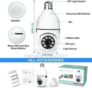 Top Notch Smart WIFI CCTV Bulb Camera