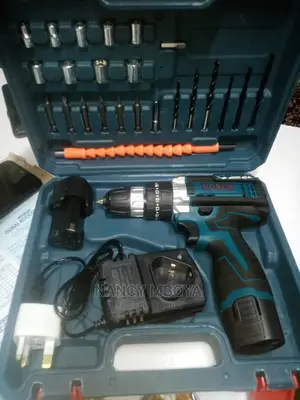 Rechargeable Electric Cordless Drill 12v With Two Batteries