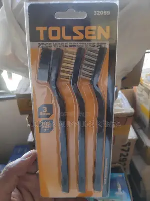 Wire Brush Tolsen 3pcs Wire Brushes Set 7" Small Handy Brush