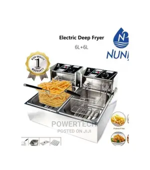 Nunix 6L+ 6L Commercial Double Deep Fryer